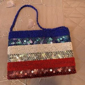 Red White and Blue Clutch